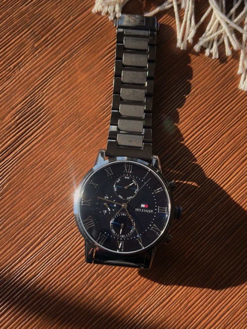 Tommy Hilfiger Men's Navy Blue Stainless Steel Bracelet Watch